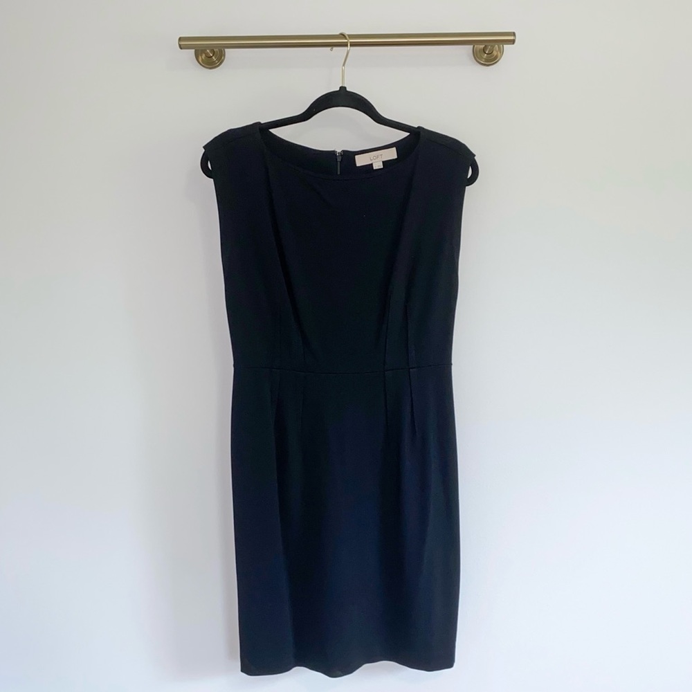 Ann Taylor Loft Black Dress